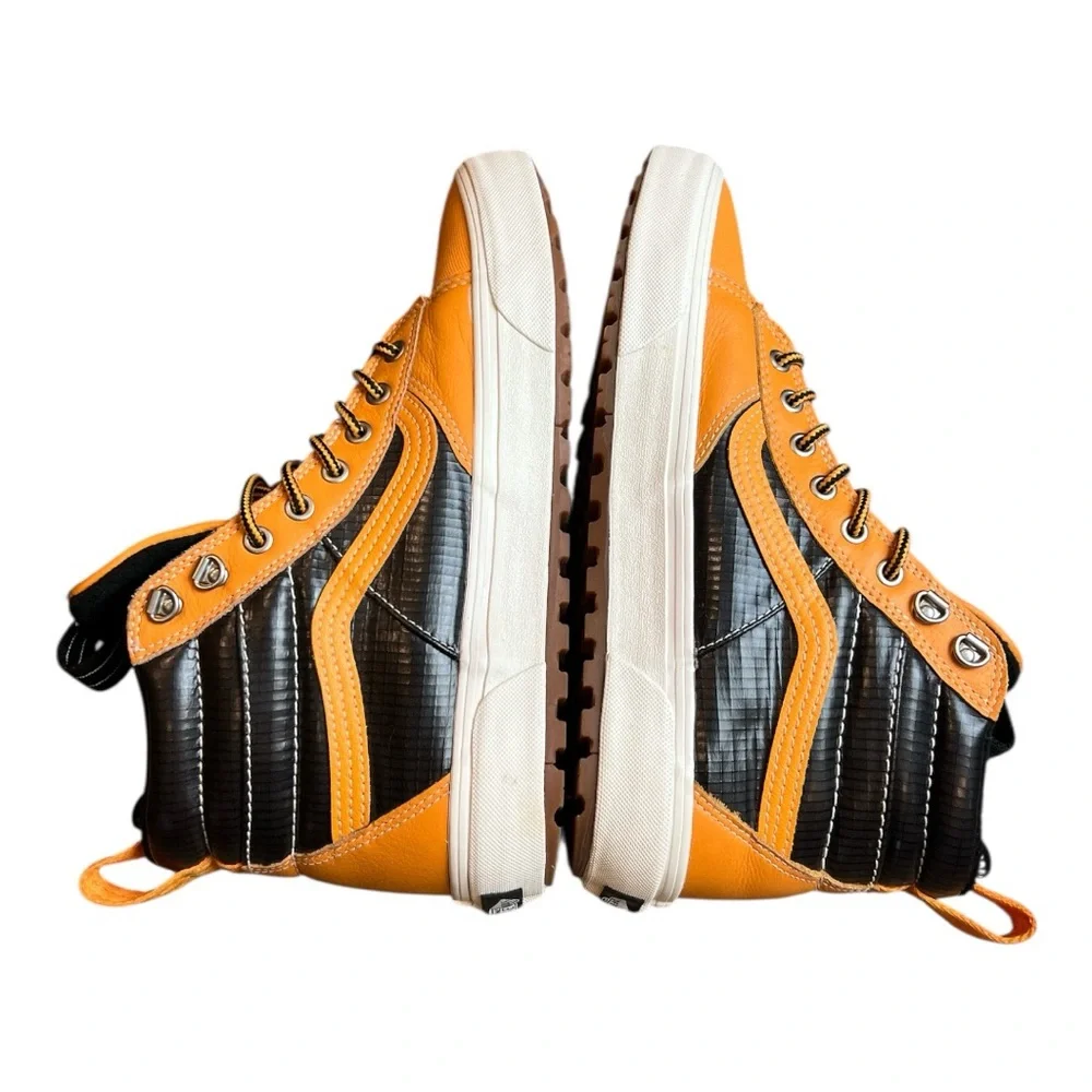 Vans Sk8-Hi Waterproof Insulated Skate Shoe - Glazed Ginger Brown SZ 10